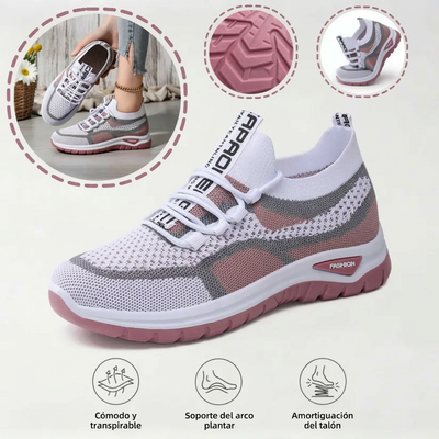 Zapatos correctores casuales en colores combinados