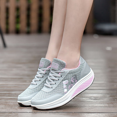 Zapatillas ortopédicas deportivas de malla — soporte para el arco plantar y amortiguación para las rodillas