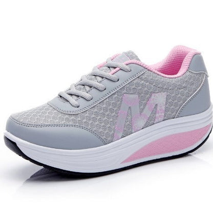 Zapatillas ortopédicas deportivas de malla — soporte para el arco plantar y amortiguación para las rodillas