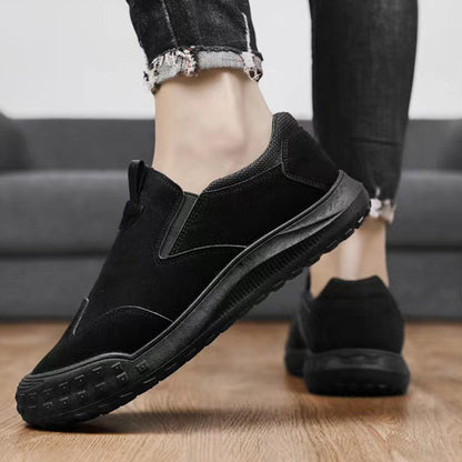 Zapatos ortopédicos cómodos de ante: con soporte para el arco plantar, que alivian el dolor; ¡recomendados por podólogos!