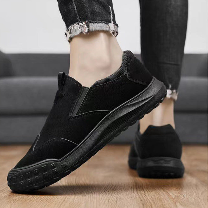 Zapatos ortopédicos cómodos de ante: con soporte para el arco plantar, que alivian el dolor; ¡recomendados por podólogos!