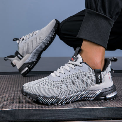 Zapatillas deportivas ortopédicas de malla — con soporte para el arco plantar y amortiguación que cuida las rodillas
