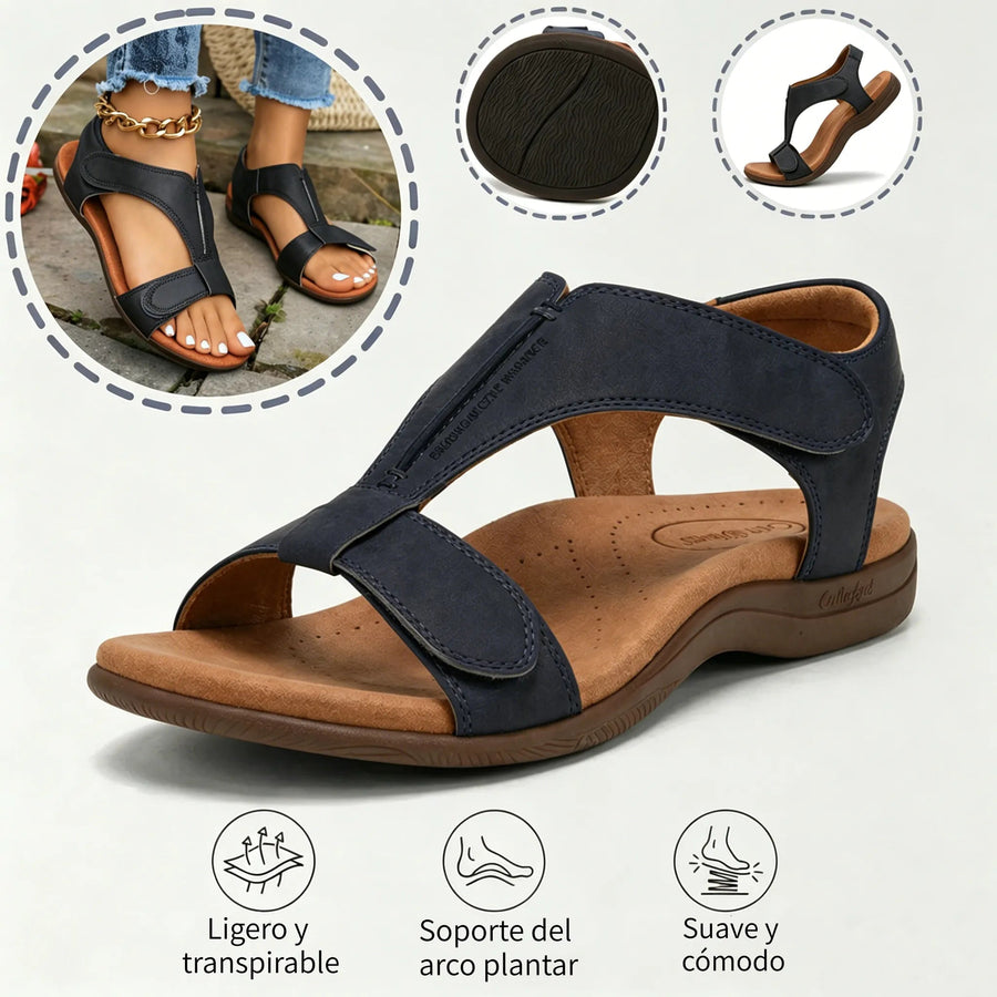 Sandalias ortopédicas ajustables y cómodas