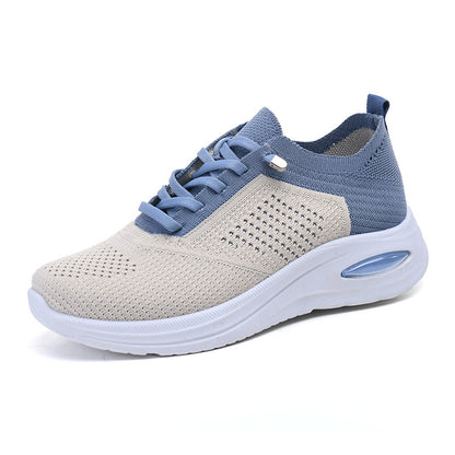 Zapatillas deportivas ortopédicas de malla: con soporte para el arco del pie, que alivia el dolor; amortiguación suave.