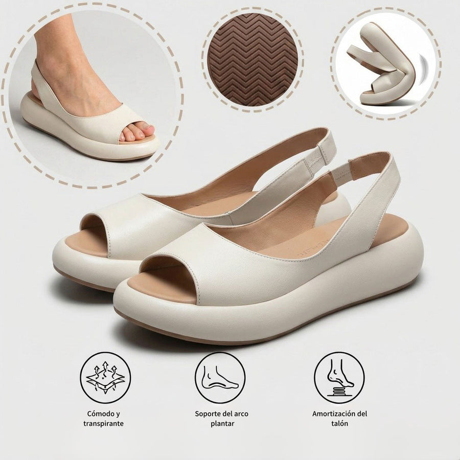 Sandalias ortopédicas ergonómicas — Con soporte para el arco que ayuda a aliviar el dolor de pies, estabilizar el talón y reducir la inestabilidad al caminar