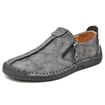 Zapatos ergonómicos con plantilla ortopédica de piel: piel de vacuno italiana de primera calidad, soporte para el arco y alivio del dolor de pies