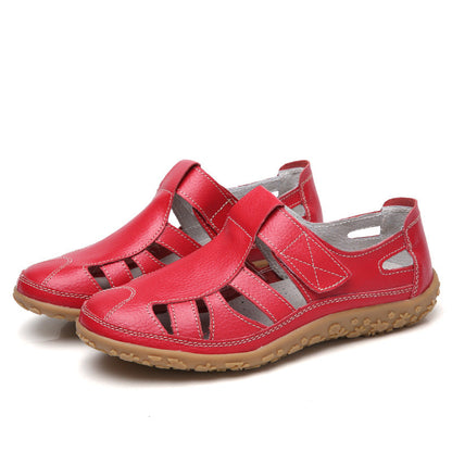 Sandalias con protección para los dedos: con soporte para el arco plantar, que alivia el dolor; ligeras y con amortiguación.