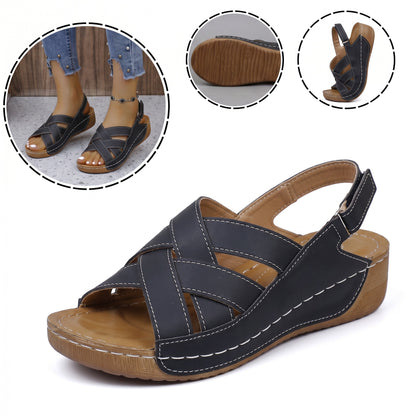 Sandalias antideslizantes y transpirables: con soporte para el arco del pie, que alivia el dolor; suaves y amortiguadoras.