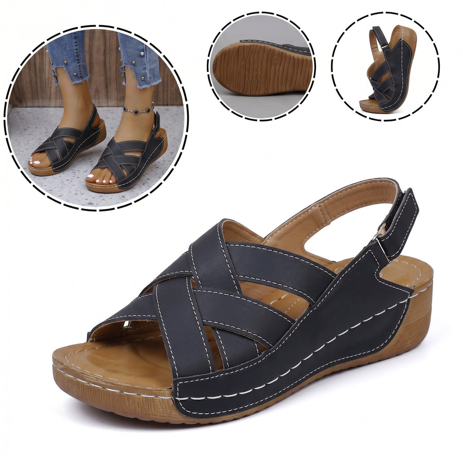Sandalias antideslizantes y transpirables: con soporte para el arco del pie, que alivia el dolor; suaves y amortiguadoras.
