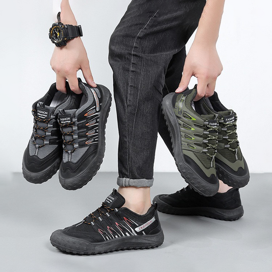 Zapatillas deportivas ergonómicas con plantillas ortopédicas: soporte para el arco plantar que alivia el dolor de pies, estabiliza el talón y reduce la presión sobre las articulaciones.