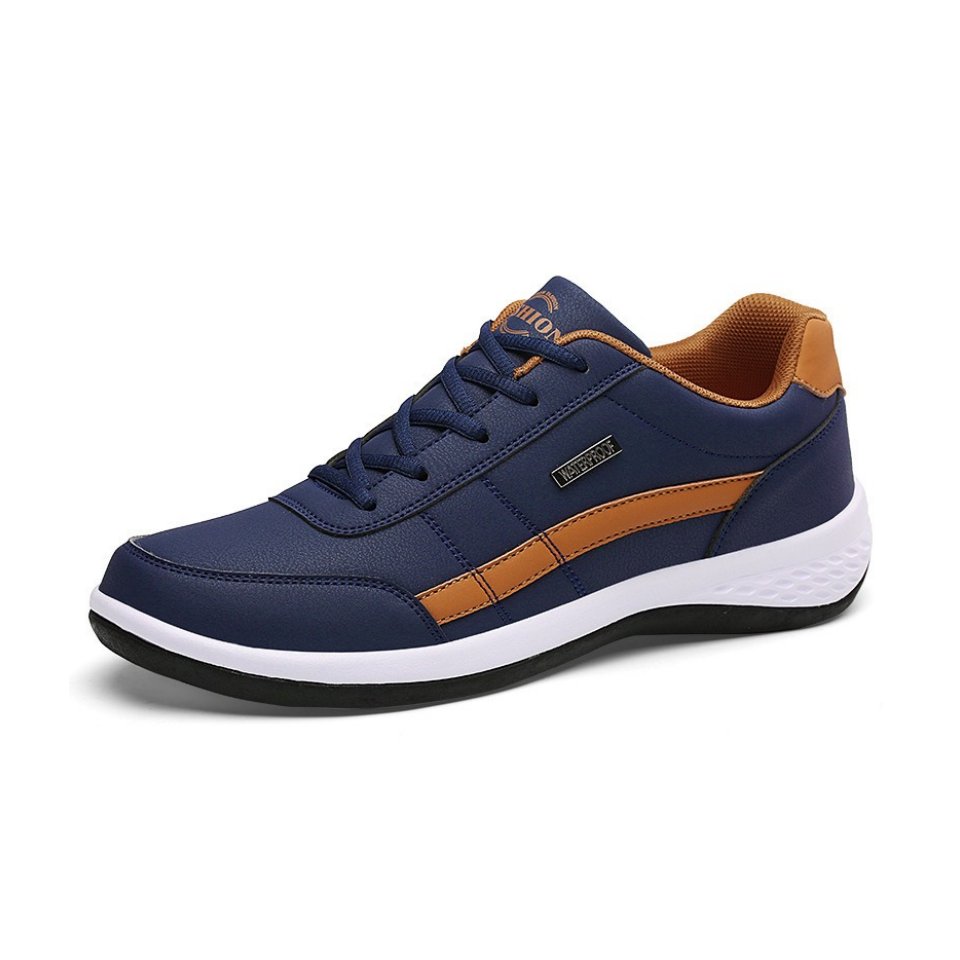 Zapatos ortopédicos cómodos: con soporte para el arco plantar que alivia el dolor; ligeros, con amortiguación y exterior de piel impermeable.