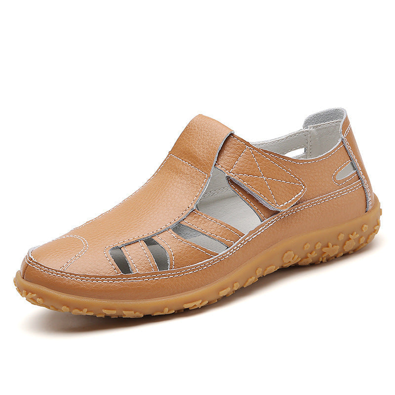 Sandalias con protección para los dedos: con soporte para el arco plantar, que alivia el dolor; ligeras y con amortiguación.