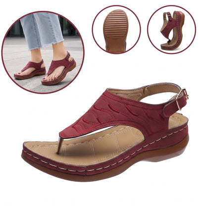 Sandalias ortopédicas ergonómicas — Con soporte para el arco que ayuda a aliviar el dolor de pies, estabilizar el talón y reducir la inestabilidad al caminar