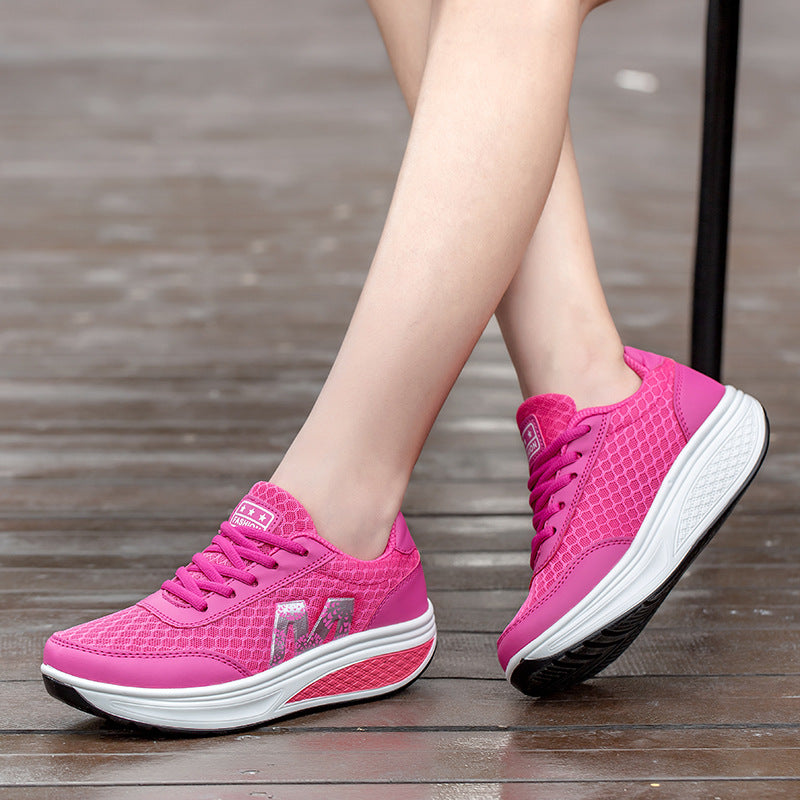 Zapatillas ortopédicas deportivas de malla — soporte para el arco plantar y amortiguación para las rodillas