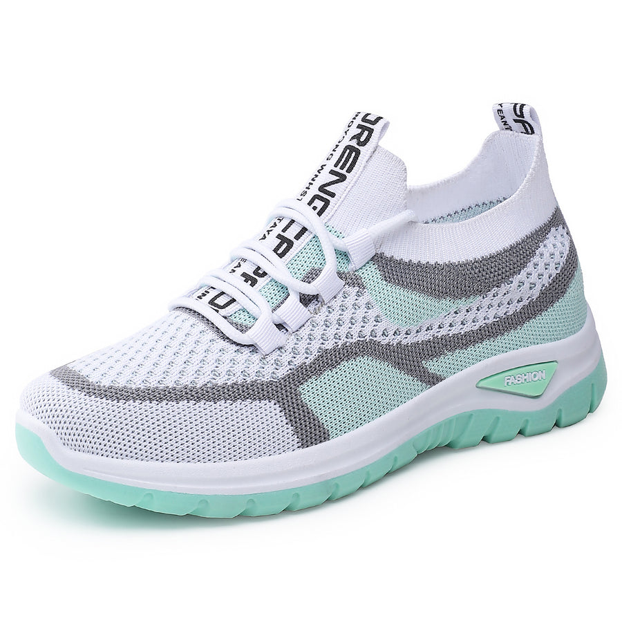Zapatos correctores casuales en colores combinados — con soporte para el arco que permite caminar con comodidad.