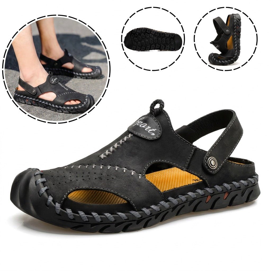 Sandalias antideslizantes y transpirables: con soporte para el arco del pie, que alivia el dolor; suaves y amortiguadoras.