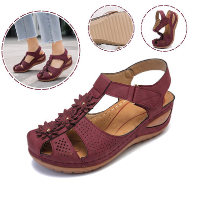 Sandalias con protección para los dedos: con soporte para el arco plantar, que alivia el dolor; ligeras y con amortiguación.