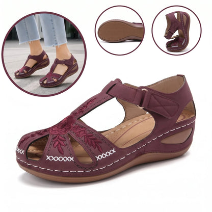 Sandalias ortopédicas ergonómicas — Con soporte para el arco que ayuda a aliviar el dolor de pies, estabilizar el talón y reducir la inestabilidad al caminar