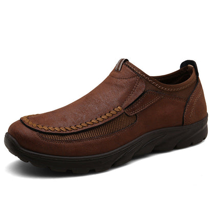 Zapatos ortopédicos cómodos: soporte ergonómico del arco plantar que alivia el dolor; horma ancha que no aprieta el pie.