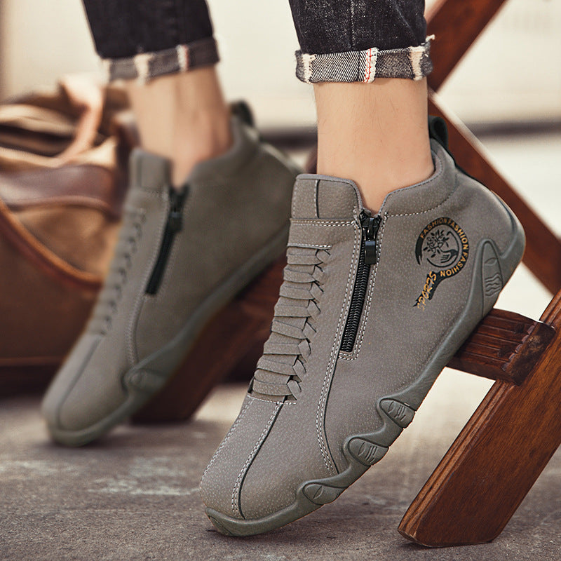Zapatos ortopédicos cómodos: soporte ergonómico del arco plantar, alivio del dolor y horma ancha que no aprieta el pie.