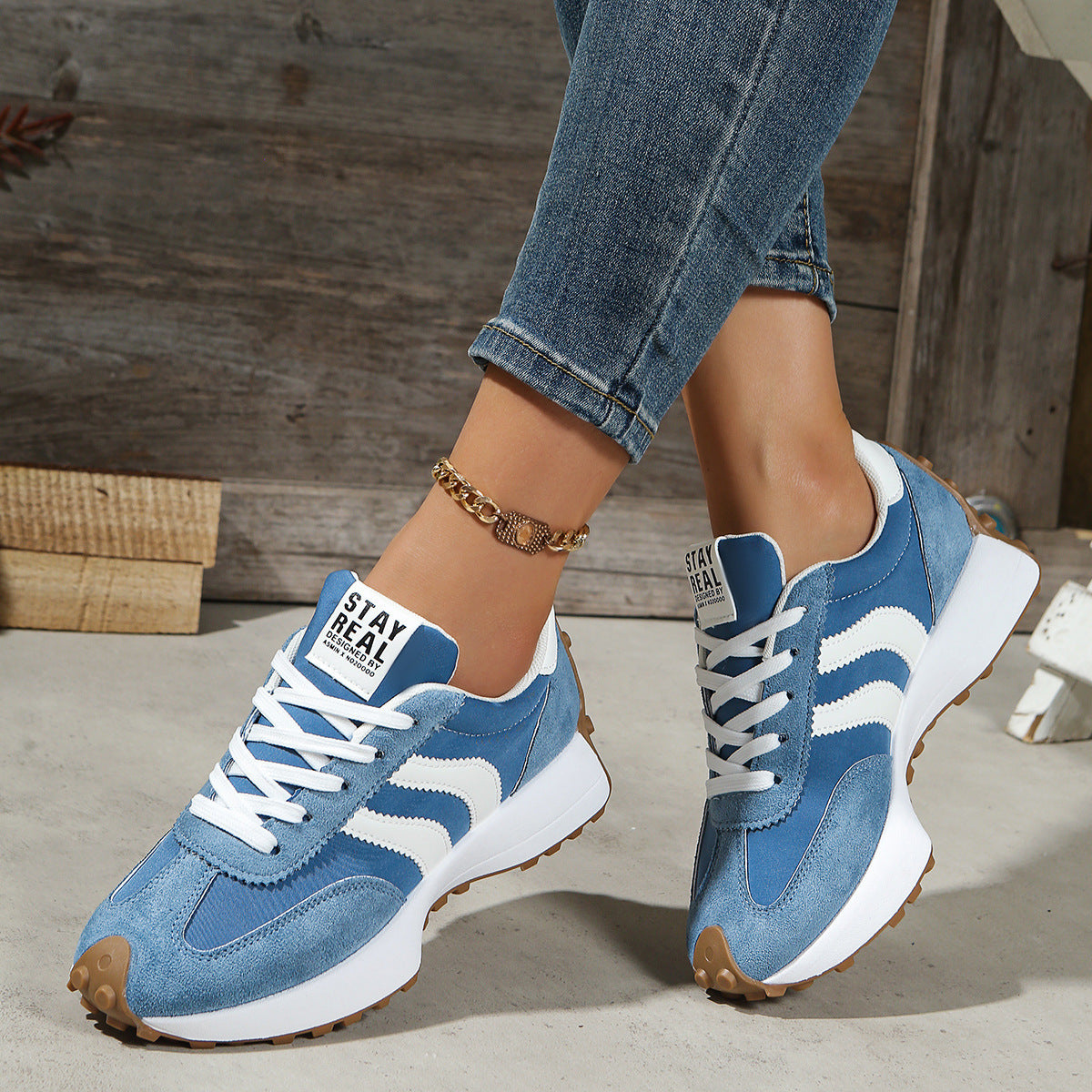 Zapatillas ortopédicas de estilo deportivo casual — con soporte para el arco plantar, combinan estilo y comodidad