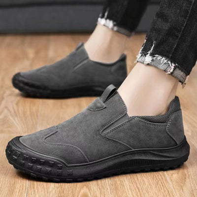 Zapatos ortopédicos cómodos de ante: con soporte para el arco plantar, que alivian el dolor; ¡recomendados por podólogos!