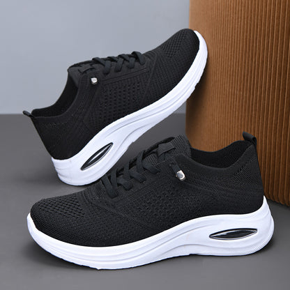 Zapatillas deportivas ortopédicas de malla: con soporte para el arco del pie, que alivia el dolor; amortiguación suave.