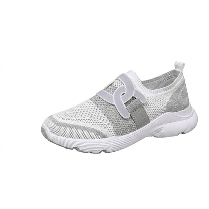 Zapatillas deportivas ortopédicas de malla: con soporte para el arco, alivian el dolor; amortiguación suave.