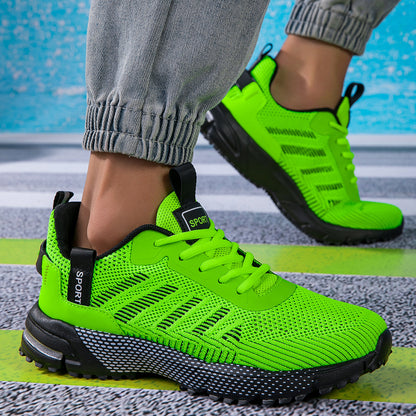Zapatillas deportivas ortopédicas de malla — con soporte para el arco plantar y amortiguación que cuida las rodillas