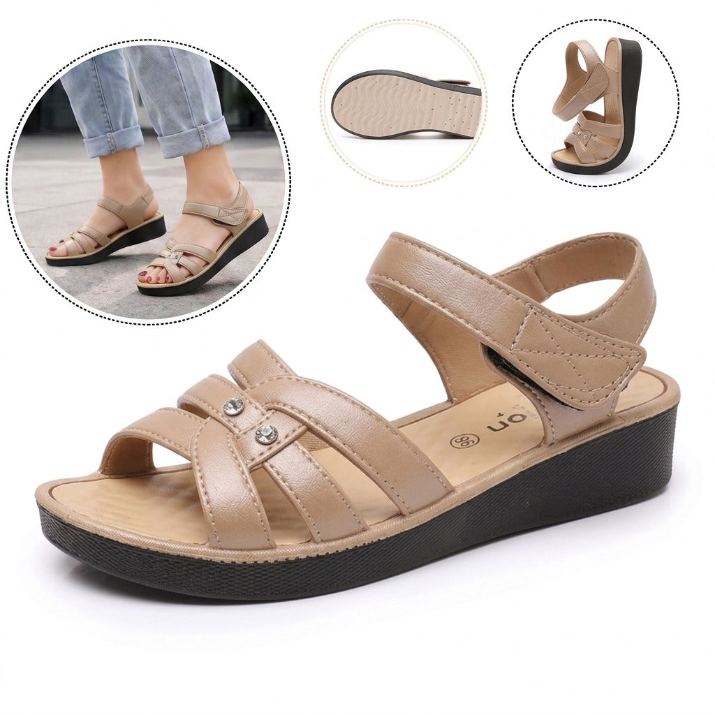 Sandalias ortopédicas ergonómicas — Con soporte para el arco que ayuda a aliviar el dolor de pies, estabilizar el talón y reducir la inestabilidad al caminar