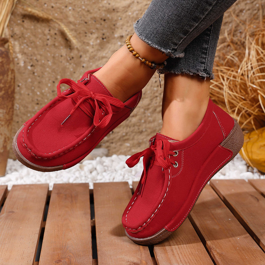 Zapatos ortopédicos cómodos: soporte ergonómico del arco plantar que alivia el dolor; horma ancha que no aprieta el pie.