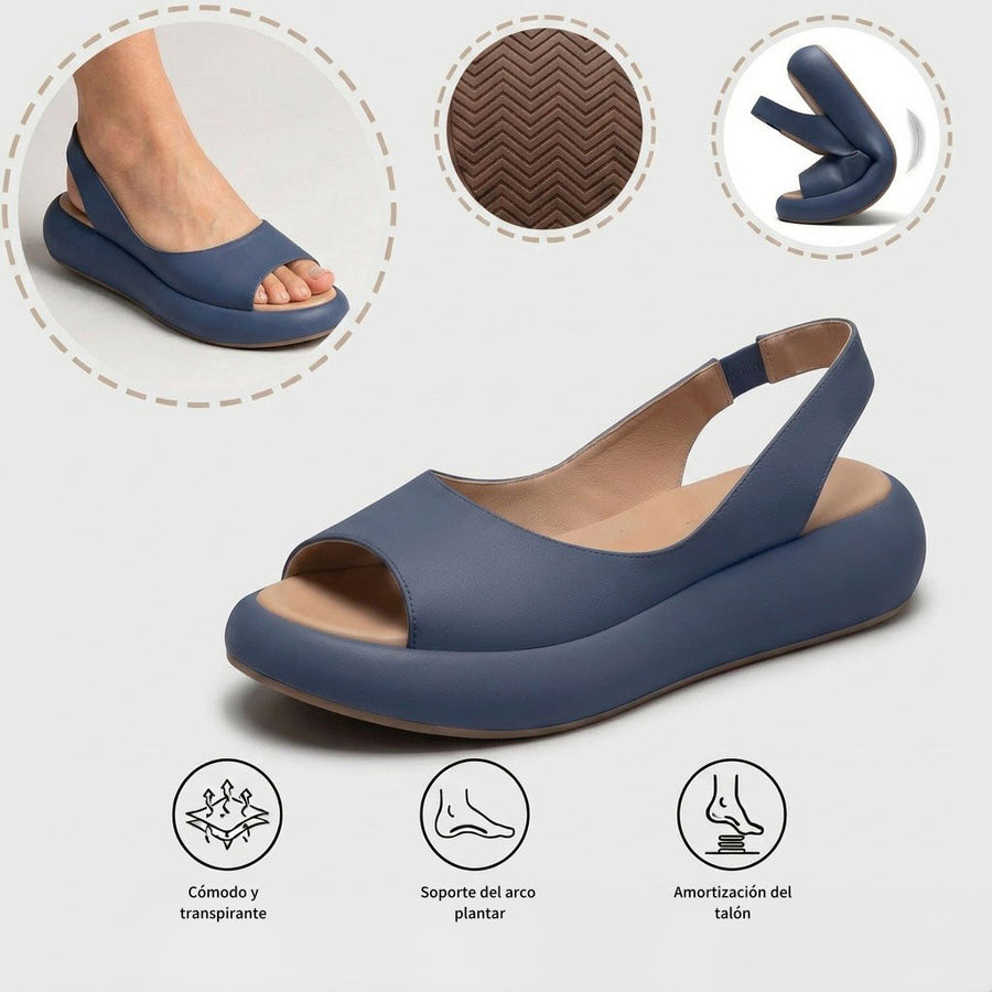 Sandalias ortopédicas ergonómicas — Con soporte para el arco que ayuda a aliviar el dolor de pies, estabilizar el talón y reducir la inestabilidad al caminar