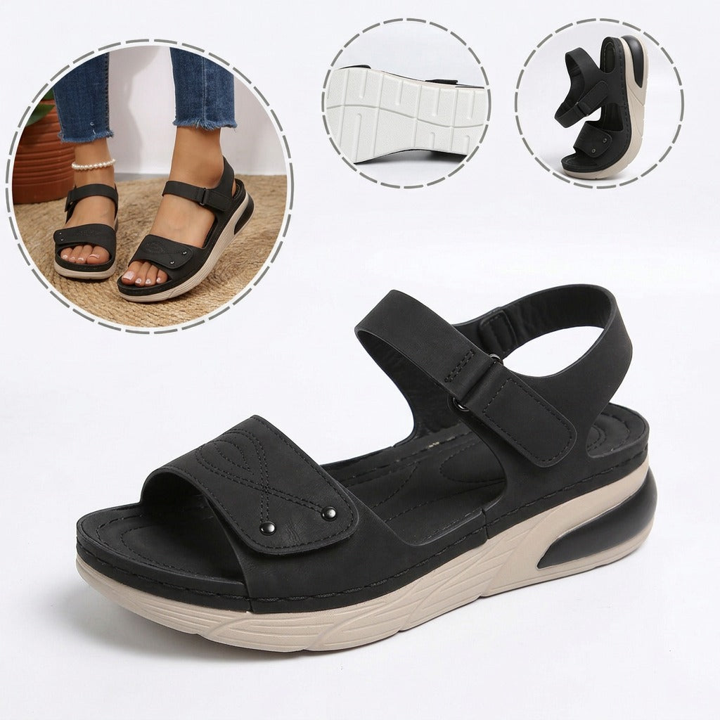 Sandalias ortopédicas ergonómicas — Con soporte para el arco que ayuda a aliviar el dolor de pies, estabilizar el talón y reducir la inestabilidad al caminar