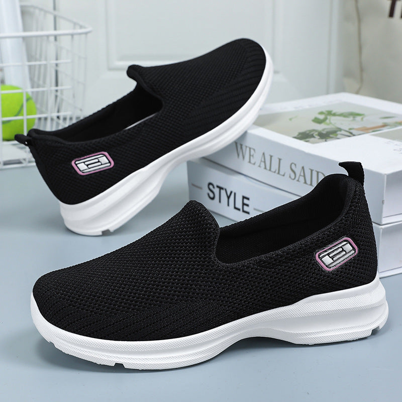 Zapatillas deportivas ortopédicas de malla: con soporte para el arco del pie, que alivia el dolor; amortiguación suave.