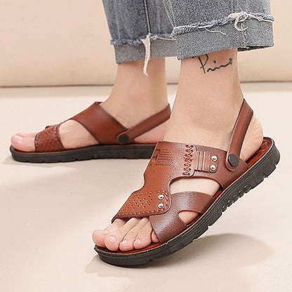 Sandalias antideslizantes y transpirables: con soporte para el arco del pie, que alivia el dolor; suaves y amortiguadoras.