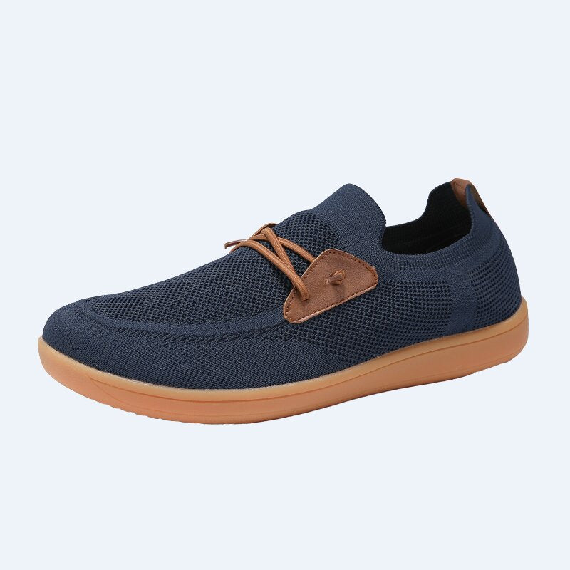 Zapatillas deportivas ortopédicas de malla: con soporte para el arco del pie, que alivia el dolor; amortiguación suave.