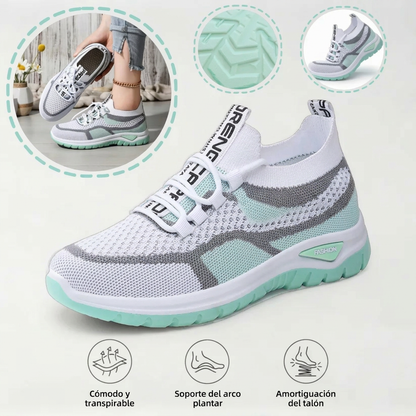 Zapatos correctores casuales en colores combinados