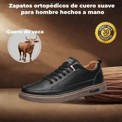 Zapatos ortopédicos formales de piel suave