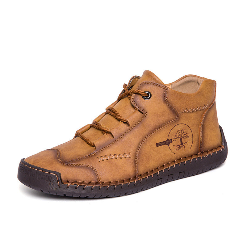 Zapatos ortopédicos cómodos y informales — de piel de vacuno italiana mate, con soporte para el arco