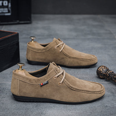 Zapatos ortopédicos casuales y cómodos — hechos a mano en cuero vacuno italiano con soporte para el arco plantar