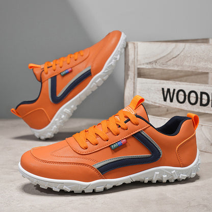 Zapatos ortopédicos cómodos: con soporte para el arco del pie, que alivian el dolor; ligeros, con amortiguación y exterior de piel impermeable.