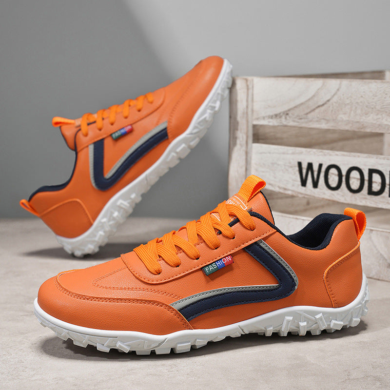 Zapatos ortopédicos cómodos: con soporte para el arco del pie, que alivian el dolor; ligeros, con amortiguación y exterior de piel impermeable.