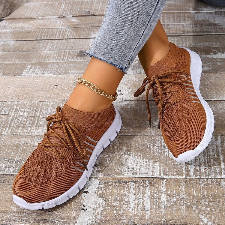 Zapatillas deportivas ortopédicas de malla: con soporte para el arco del pie, que alivia el dolor; amortiguación suave.