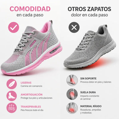 Zapatillas ortopédicas de malla para deporte