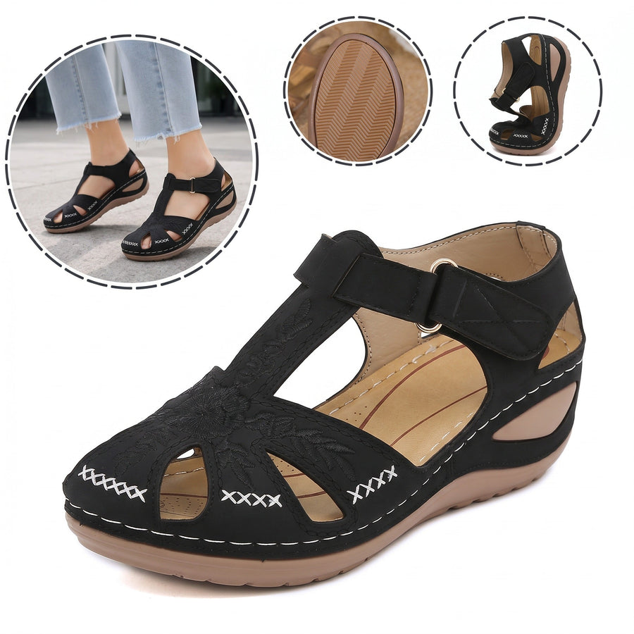 Sandalias ortopédicas ergonómicas — Con soporte para el arco que ayuda a aliviar el dolor de pies, estabilizar el talón y reducir la inestabilidad al caminar