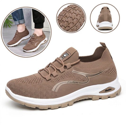 Zapatillas deportivas ergonómicas con plantillas ortopédicas: soporte para el arco plantar que alivia el dolor de pies, estabiliza el talón y reduce la presión sobre las articulaciones.