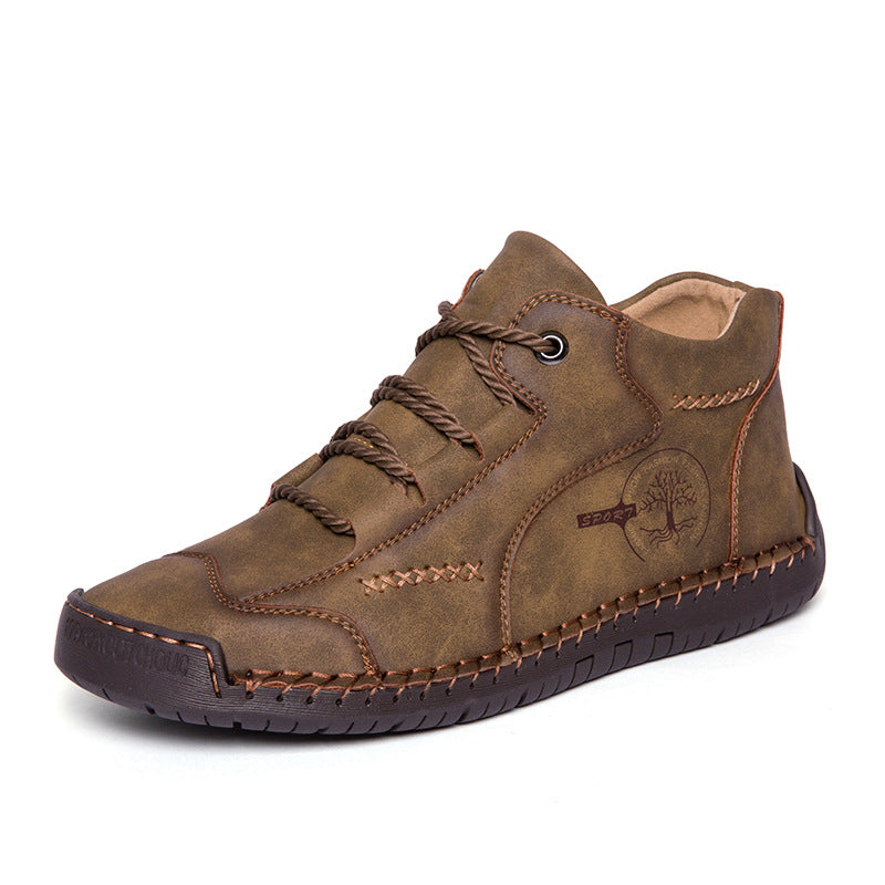 Zapatos ortopédicos cómodos y informales — de piel de vacuno italiana mate, con soporte para el arco