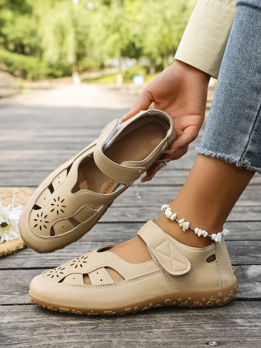 Sandalias con protección para los dedos: con soporte para el arco plantar, que alivia el dolor; ligeras y con amortiguación.