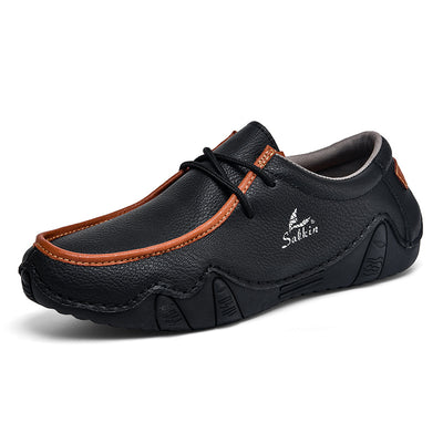 Zapatos ortopédicos cómodos: soporte ergonómico del arco plantar que alivia el dolor; horma ancha que no aprieta el pie.