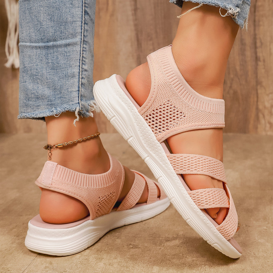 Sandalias antideslizantes y transpirables: con soporte para el arco del pie, que alivia el dolor; suaves y amortiguadoras.